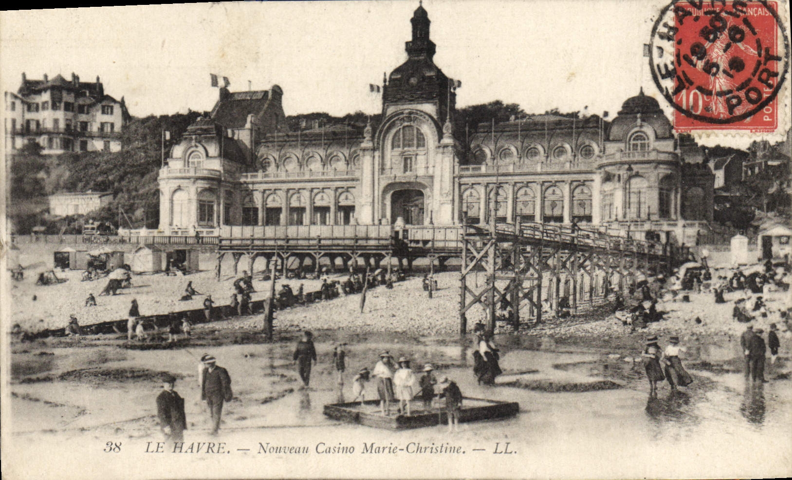 CPA Le Havre Nouveau Casino Marie Christine