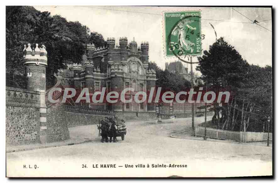 CPA Le Havre Une Villa A Sainte Adresse