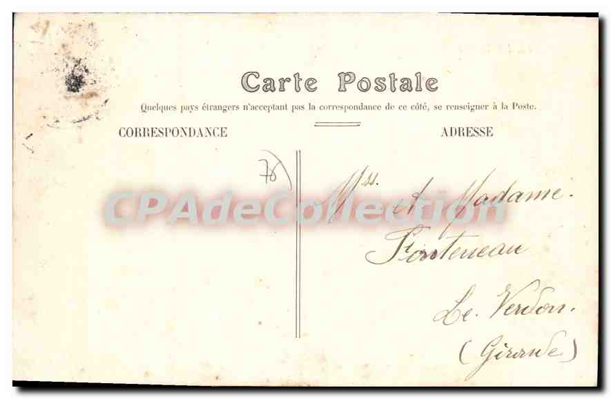 Le Havre — Die Ankunftsbahnstation — Unbekannter Verlag, Nr. 12 — Rückseite
