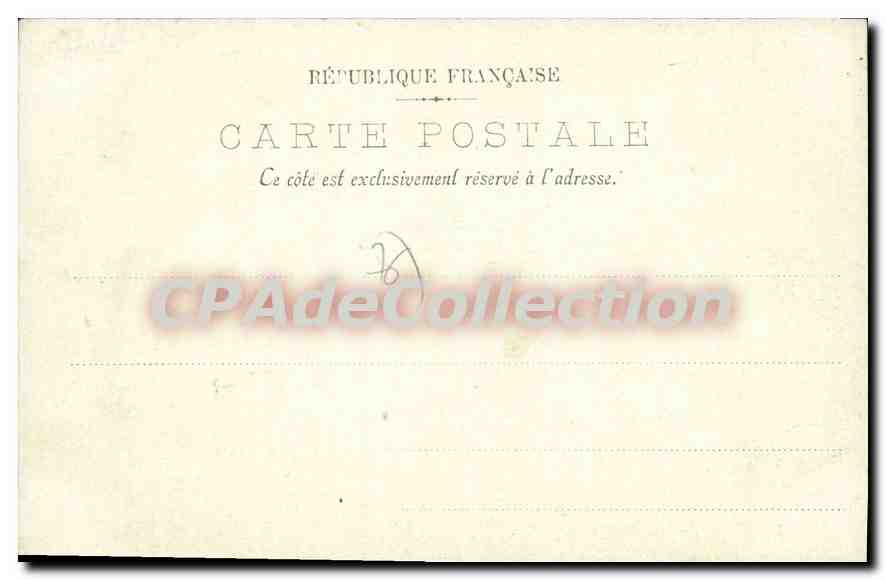 CPA Le Havre La Rue Thiers — Verso