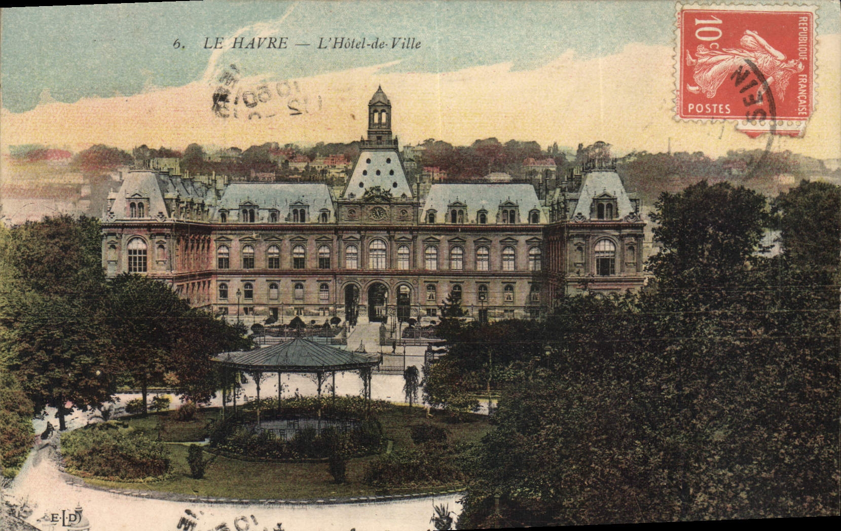 CPA Le Havre L'Hotel De Ville