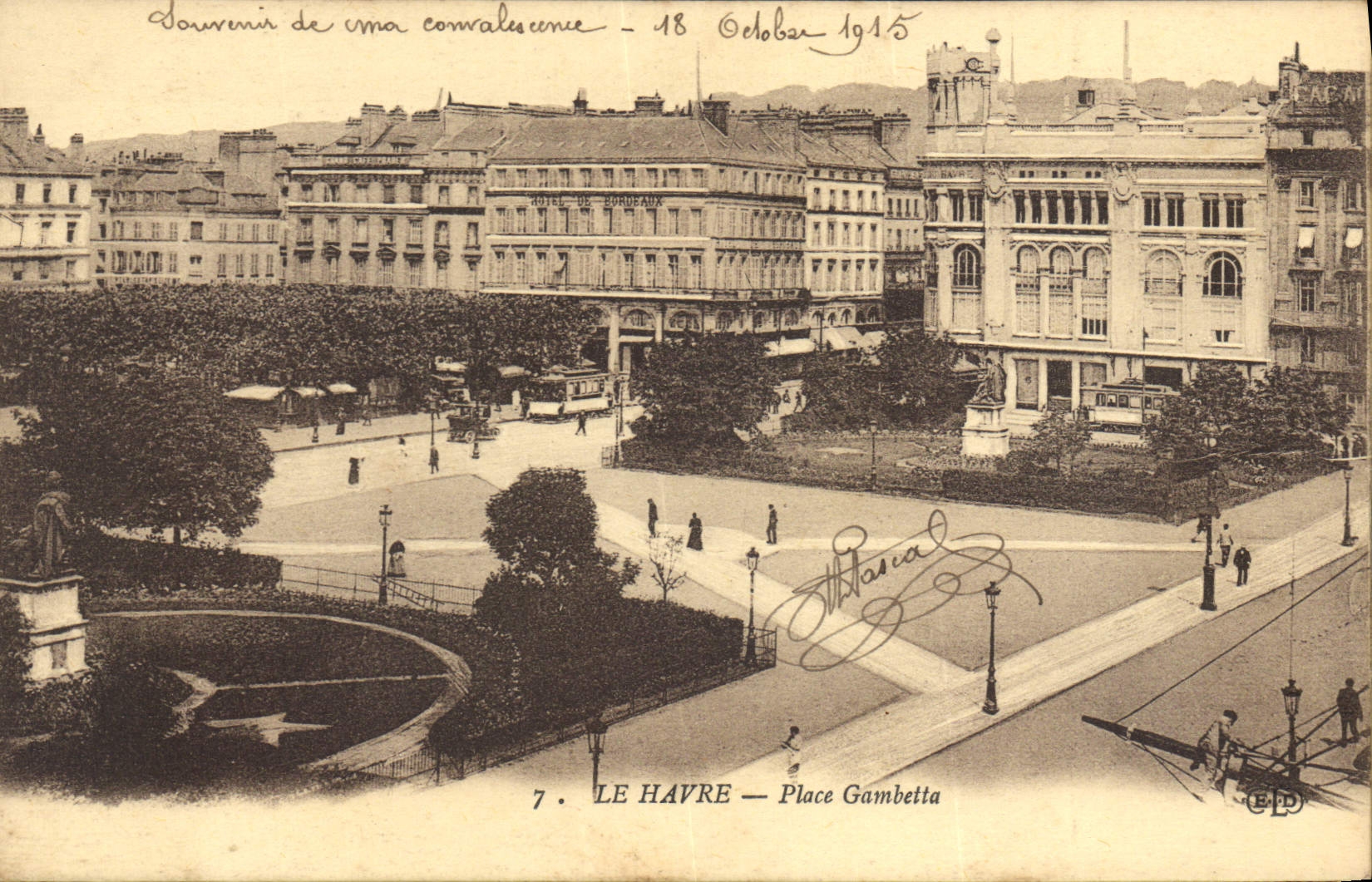CPA Le Havre Place Gambetta