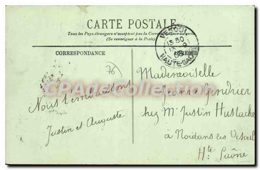CPA Le Havre Quai D'Orleans Et Bassin Du Commerce — Verso