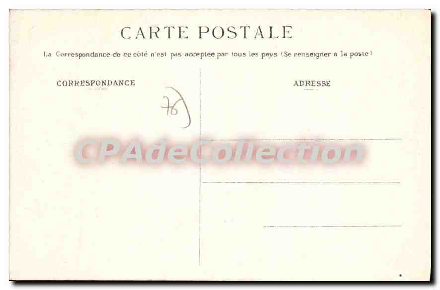CPA Le Havre La Place Alexandre III — Verso