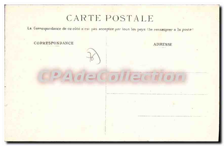 Le Havre — Le Jardin de l'Hôtel-de-Ville — CPAdéCollection — Verso