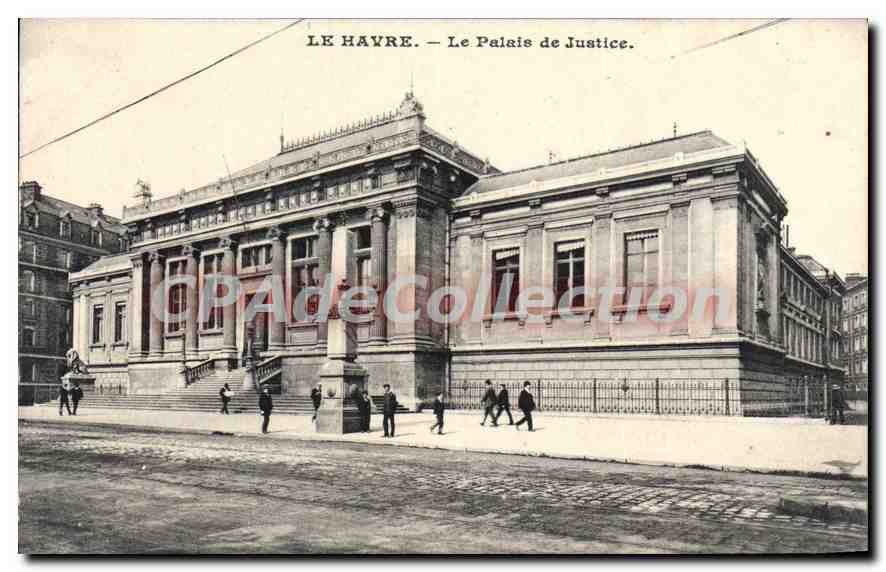 CPA Le Havre Le Palais De Justice