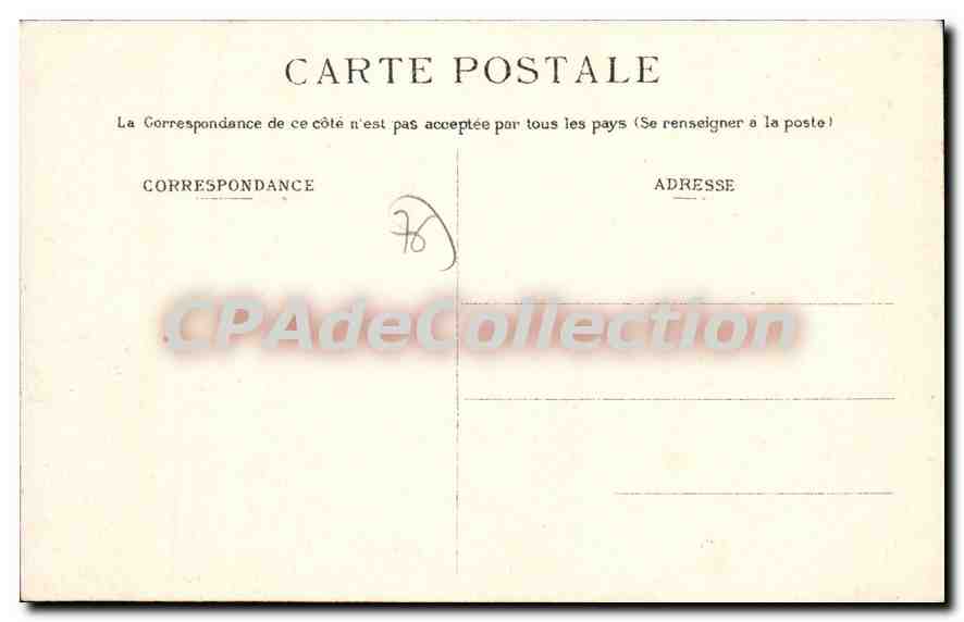 CPA Le Havre Le Palais De Justice — Verso