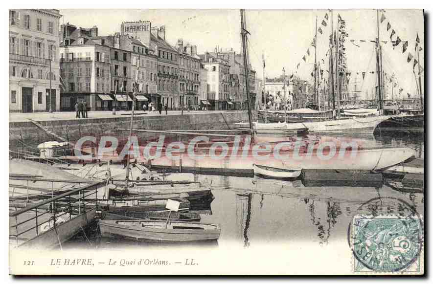 CPA Le Havre Le Quai D'Orleans