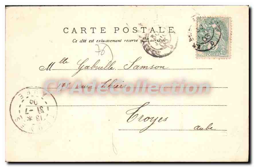 CPA Le Havre Entree Du Port — Rückseite