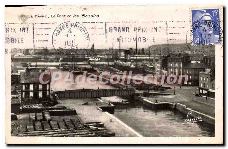 CPA Le Havre Le Port Et Les Bassins