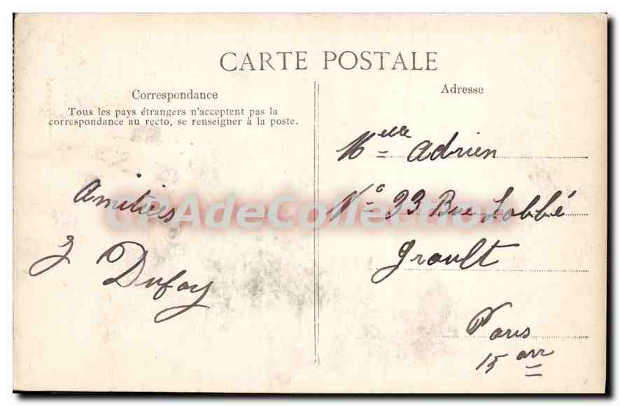 Le Havre — La Digue, et nouvelle entrée du Port — n° 252 — Rückseite