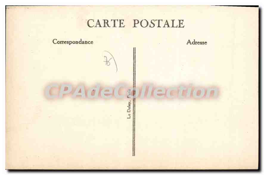 CPA Le Havre La Rue Thiers Et La Cote — Verso