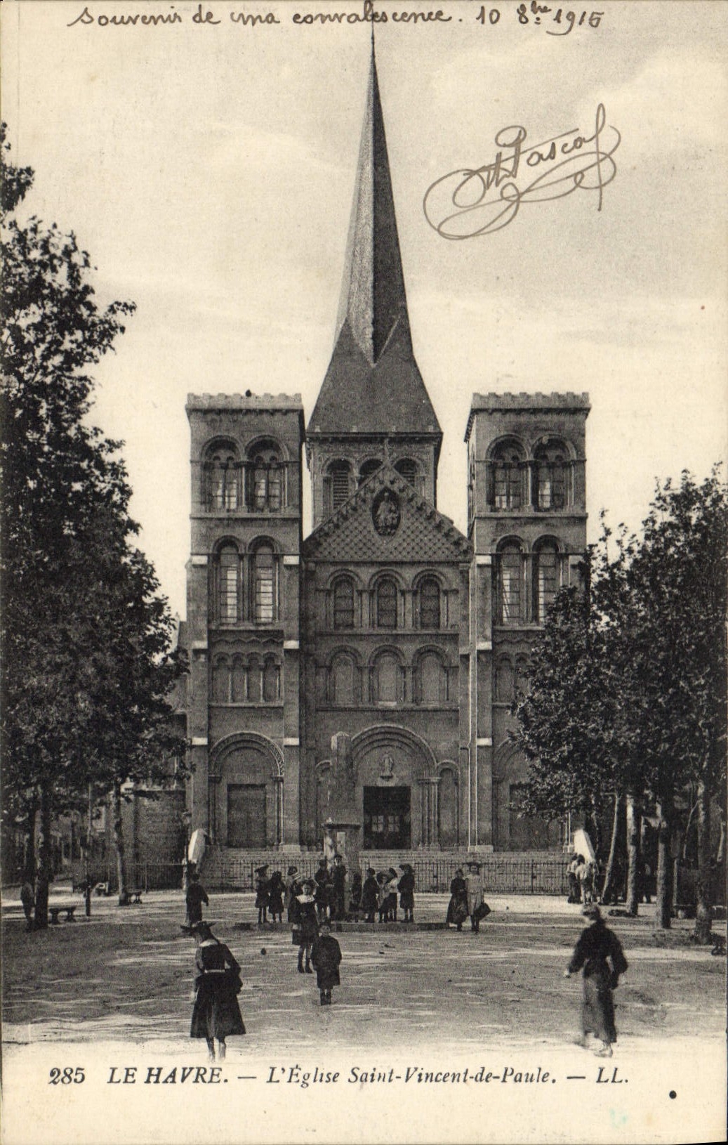 CPA Le Havre L'Eglise Saint Vincent De Paule