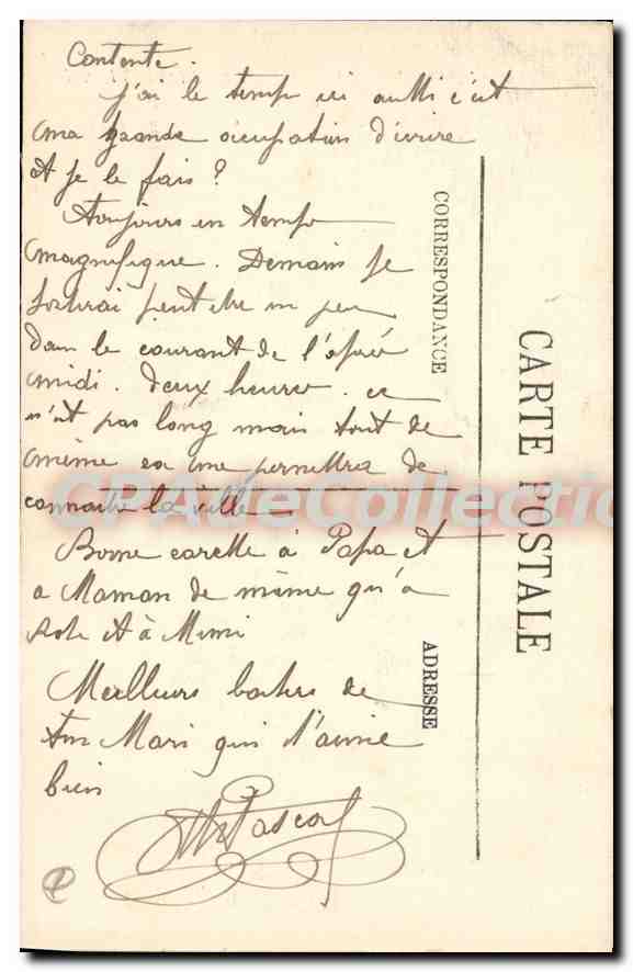 CPA Le Havre L'Eglise Saint Vincent De Paule — Verso