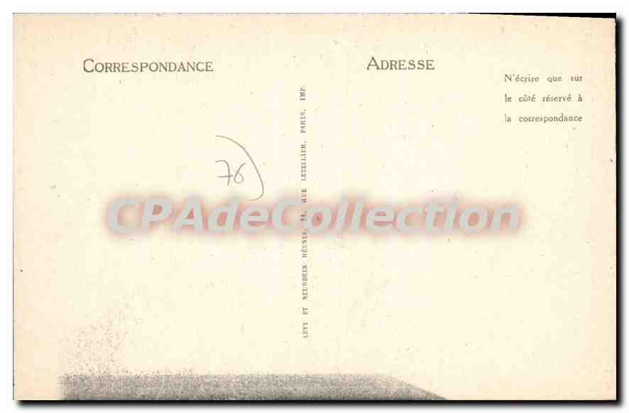 CPA Rouen La Rue Des Matelas — Rückseite