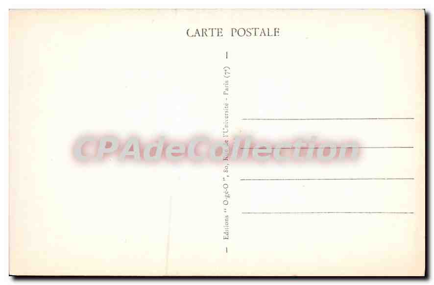CPA Saint Aubin Sur Mer L'Allee Du Château — Verso