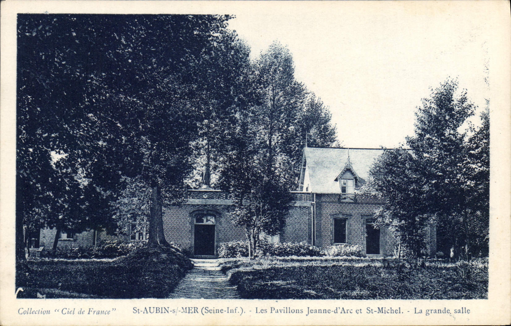 St-AUBIN-s-MER (Seine-Inf.) - Les Pavillons Jeanne-d'Arc et St-Michel - La grande salle