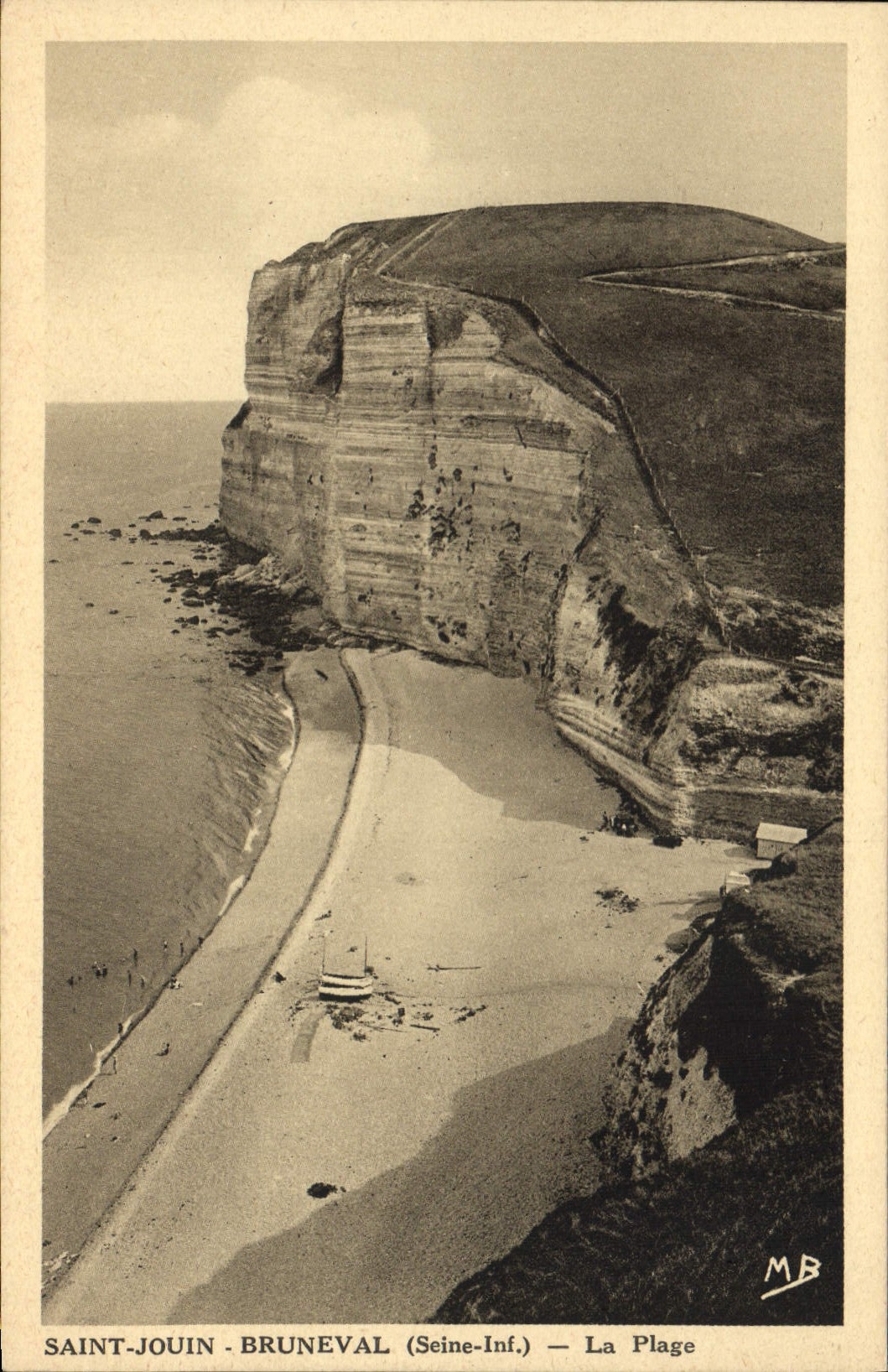 CPA Saint Jouin Bruneval La Plage