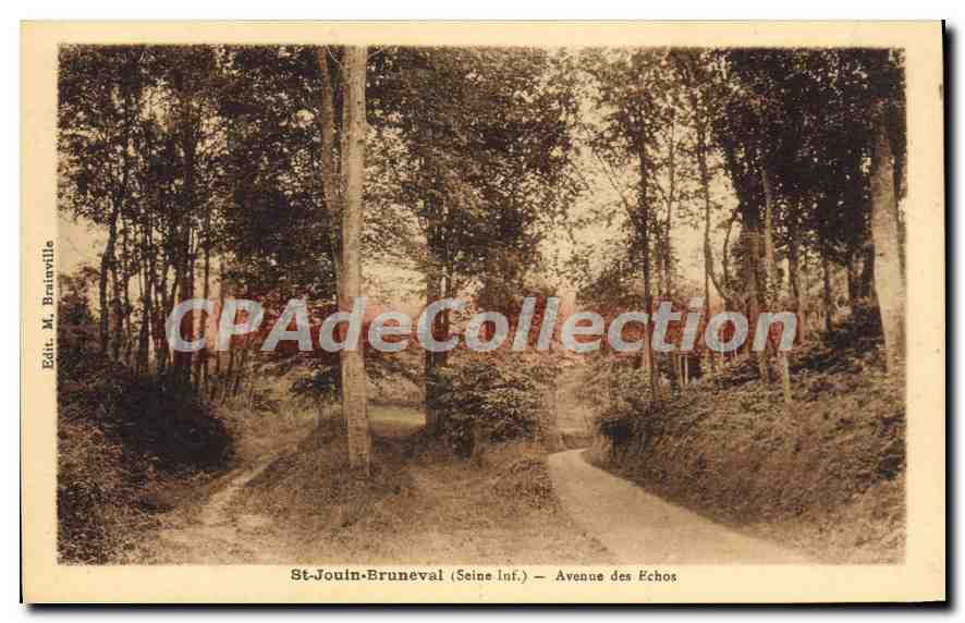 CPA Saint Jouin Bruneval Avenue Des Echos