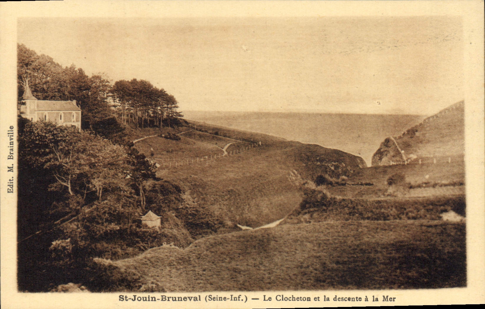 CPA Saint Jouin Bruneval Le Clocheton Et La Descente