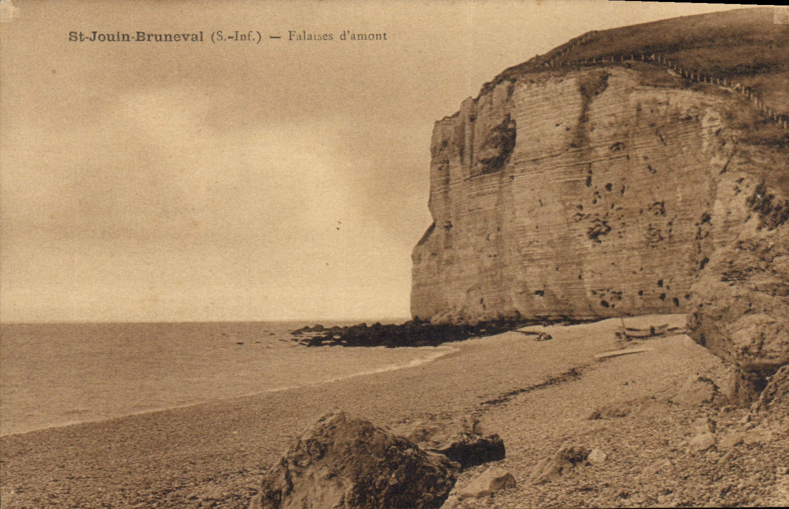 CPA Saint Jouin Brunevol Falaises D'amont