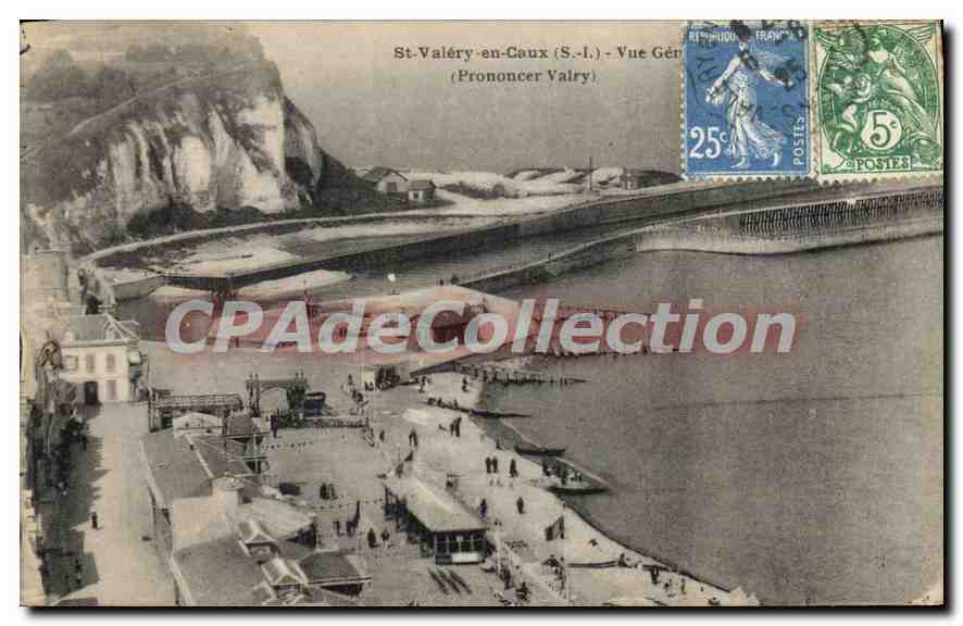 CPA Saint Valery En Caux Vue Generale
