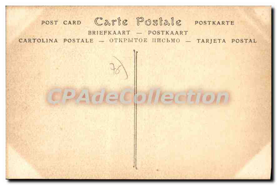 CPA Saint Valery En Caux Sortie D'Un Bateau Du Bassin De Retenue — Rückseite