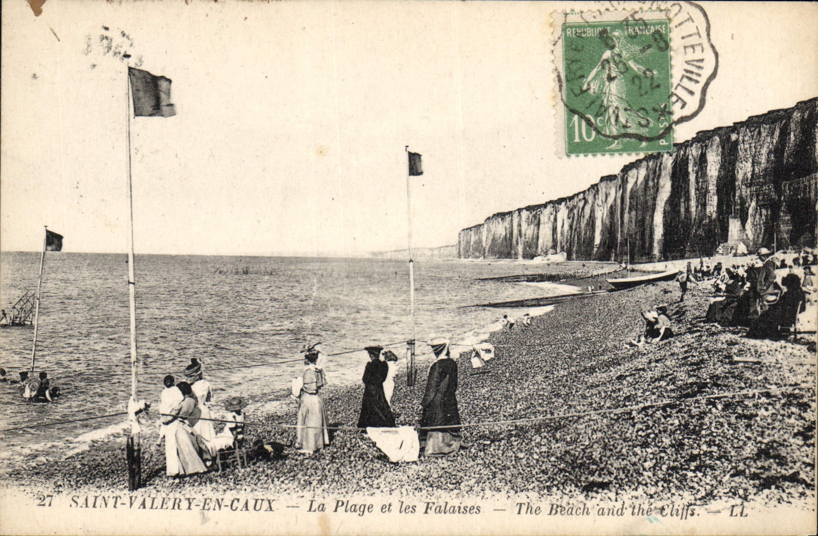 Saint-Valery-en-Caux — La Plage et les Falaises — LL