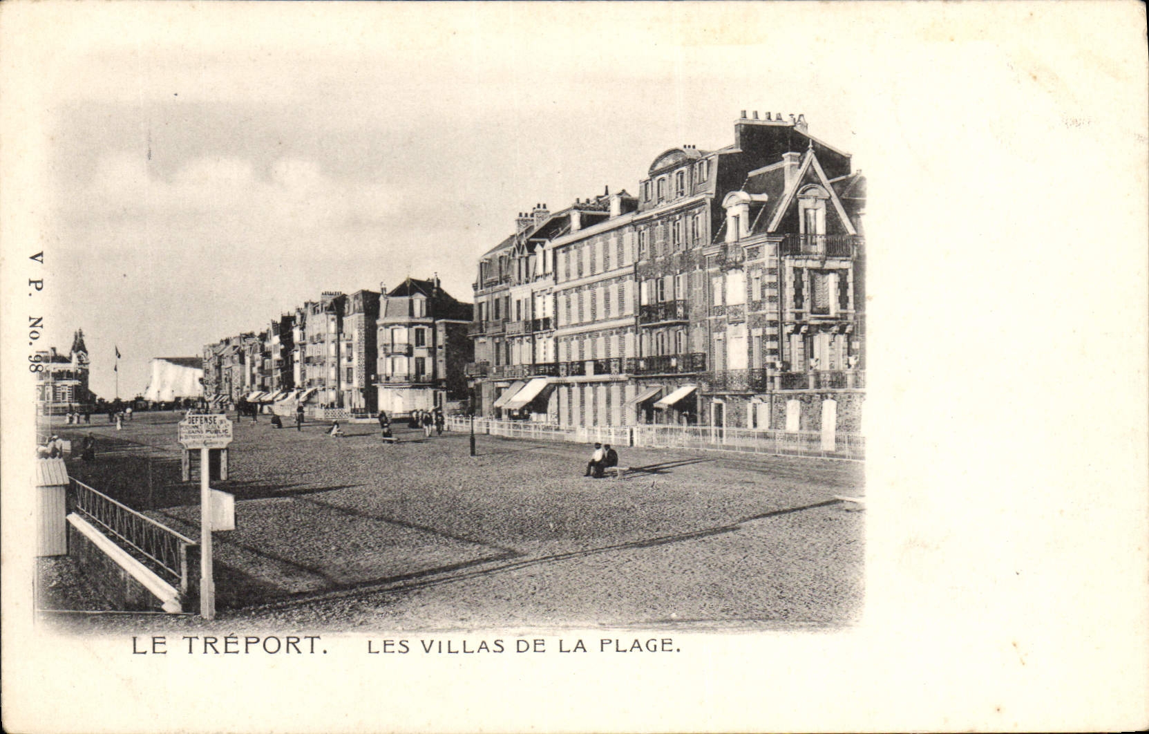 CPA Le Treport Les Villas De La Plage