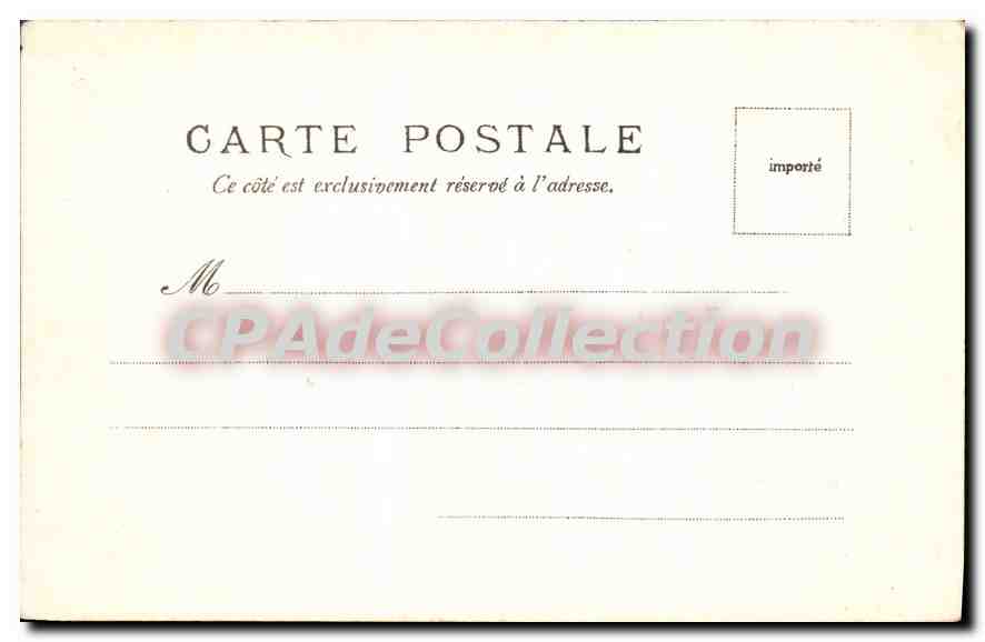 CPA Le Treport Les Villas De La Plage — Rückseite