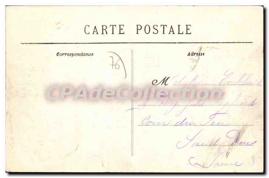 CPA Le Treport Panorama Du Tréport Pris Du Calvaire — Rückseite