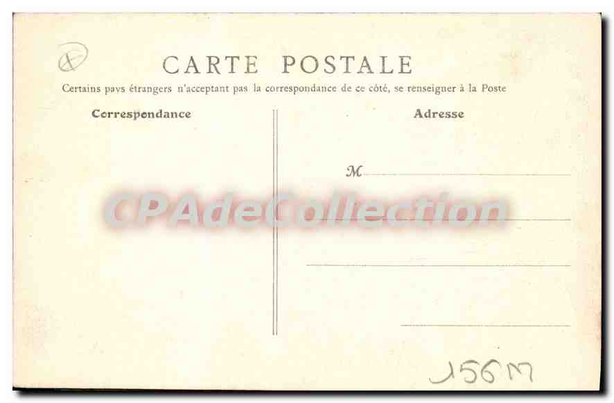 CPA Le Treport La Montee Des Falaises — Rückseite