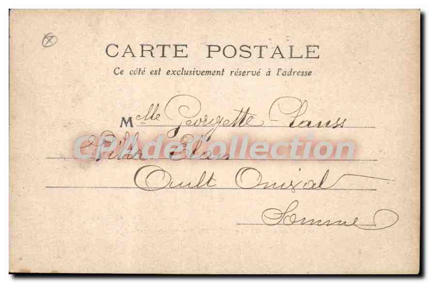 CPA Le Treport I'Esplanade Et Le Casino — Rückseite
