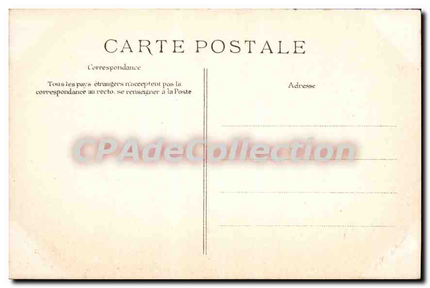CPA Le Treport Le Casino Et Les Villas — Rückseite