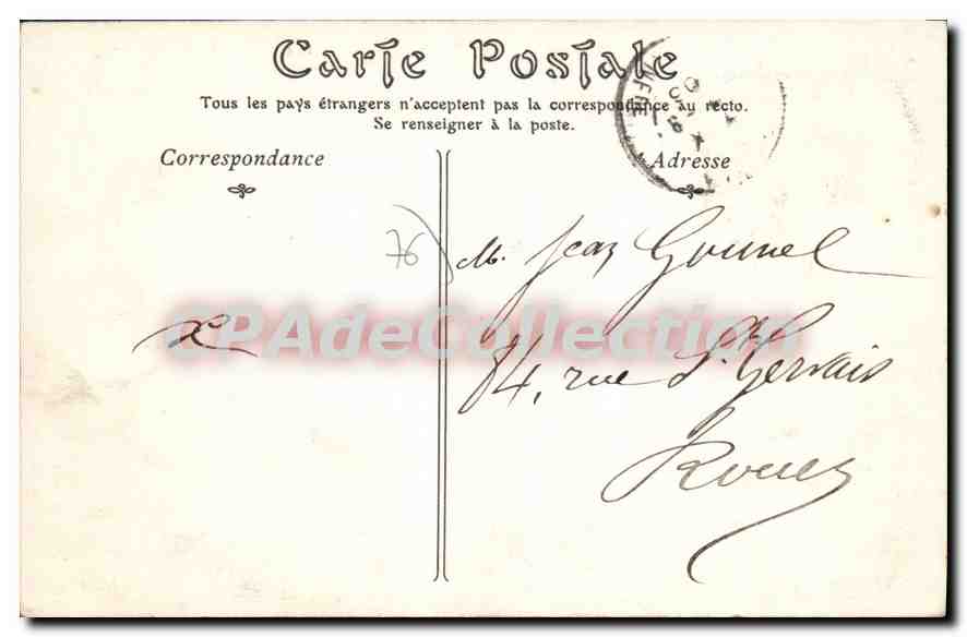 CPA Le Treport Le Port — Rückseite