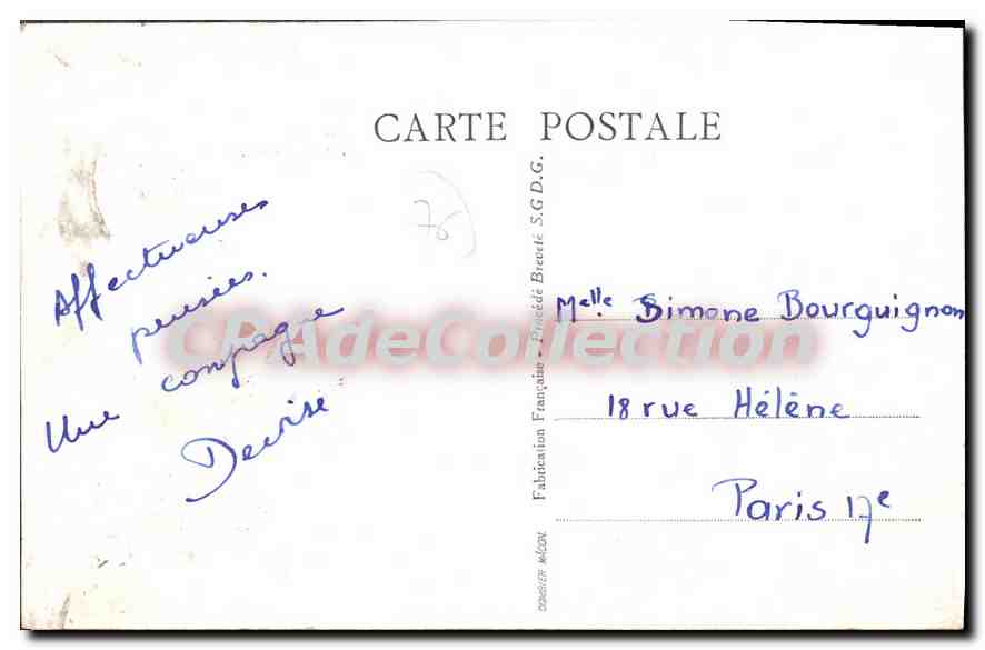 CPA Veules Les Roses Les Cressonnieres — Rückseite