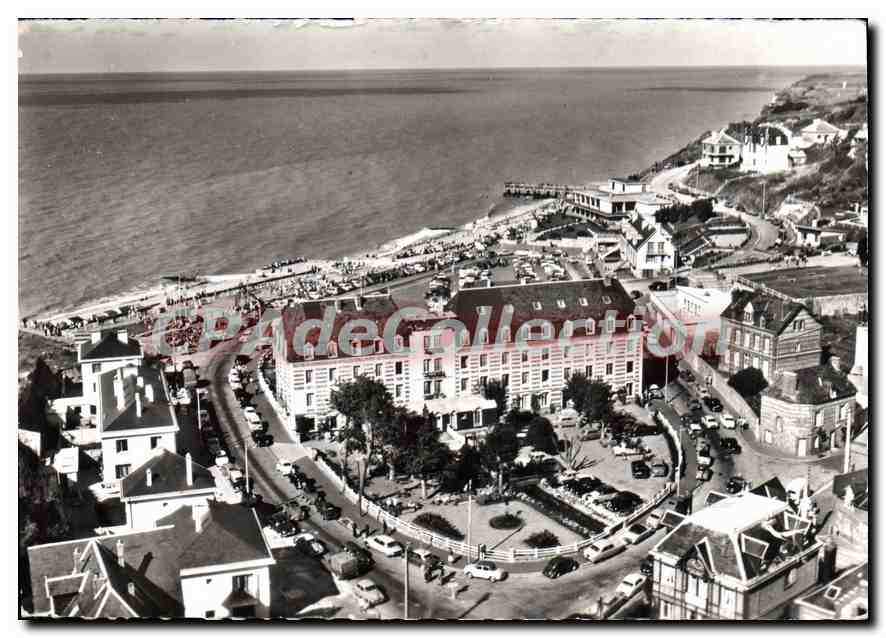 CPSM Veules Les Roses La Grand Hotel Des Bains De La Plage