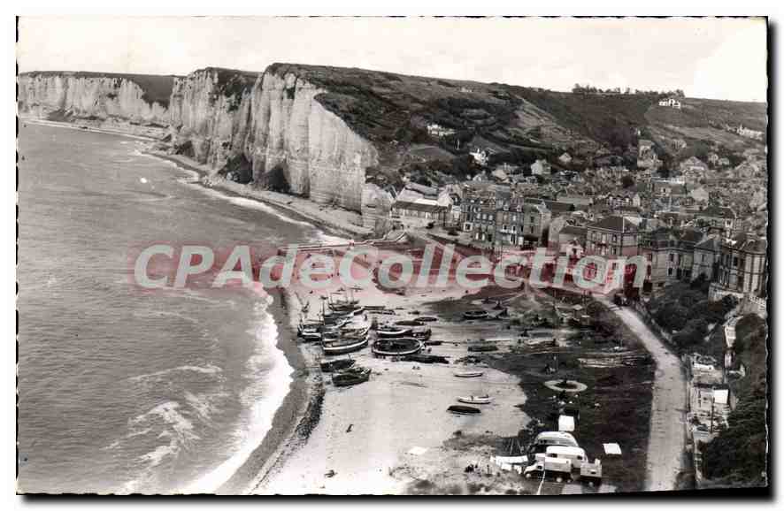 CPA Yport Panorama Sur la Plage