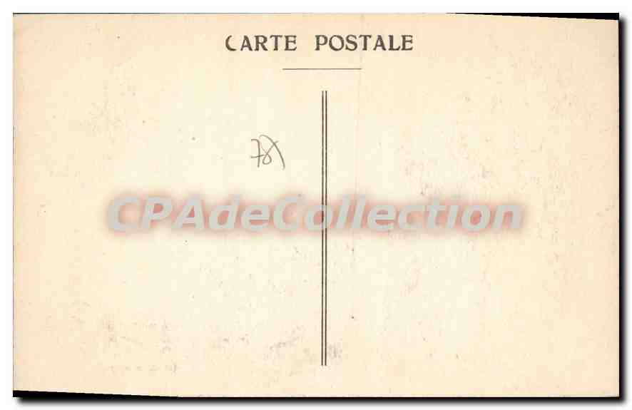 CPA Yport Vue Prise De La Falaise D'Amont — Rückseite