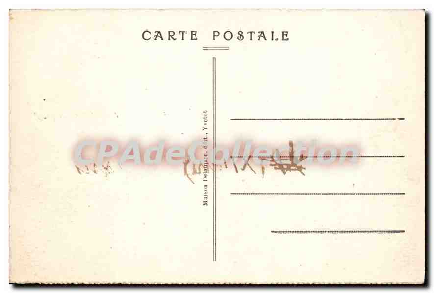 CPA Yvetot Maison Des SSCC et De I'Adoration Perpetuelle — Rückseite