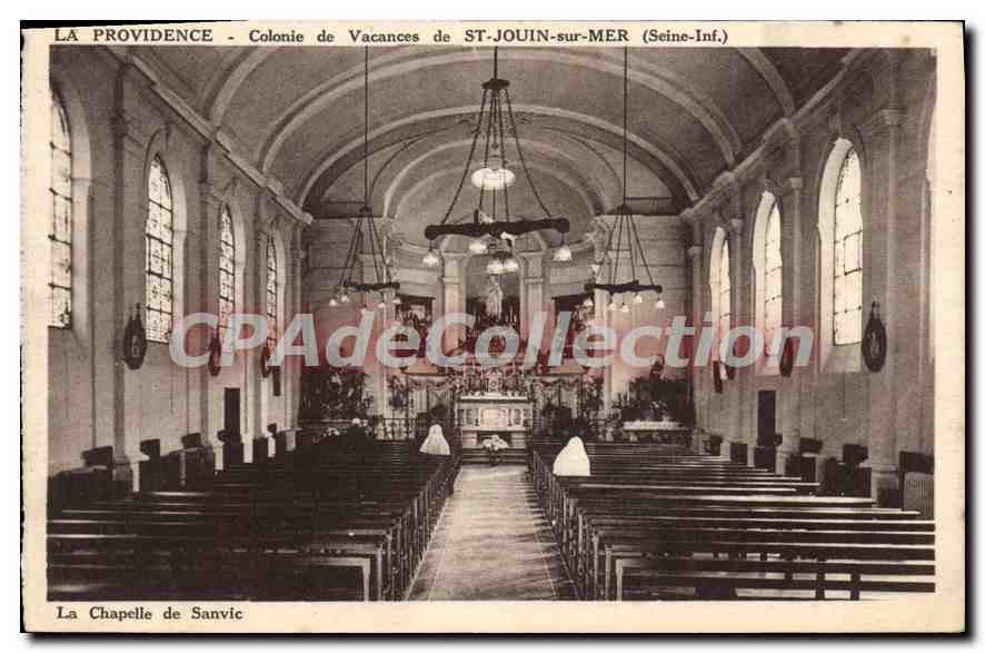 La Capilla de Sanvic — Colonias de Vacaciones de ST-JOUIN-sur-MER (Seine-Inf.)