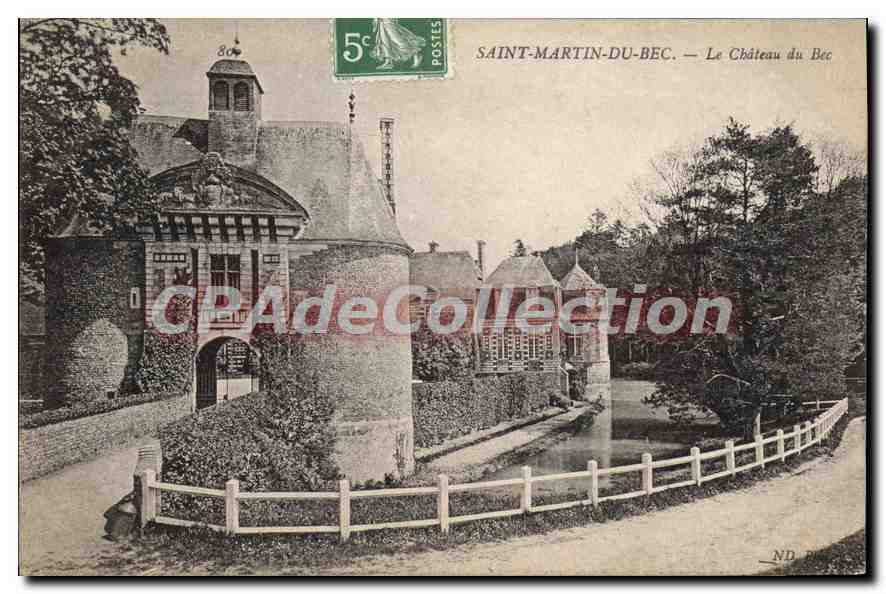 CPA Saint Martin Du Bec Le Château du Bec