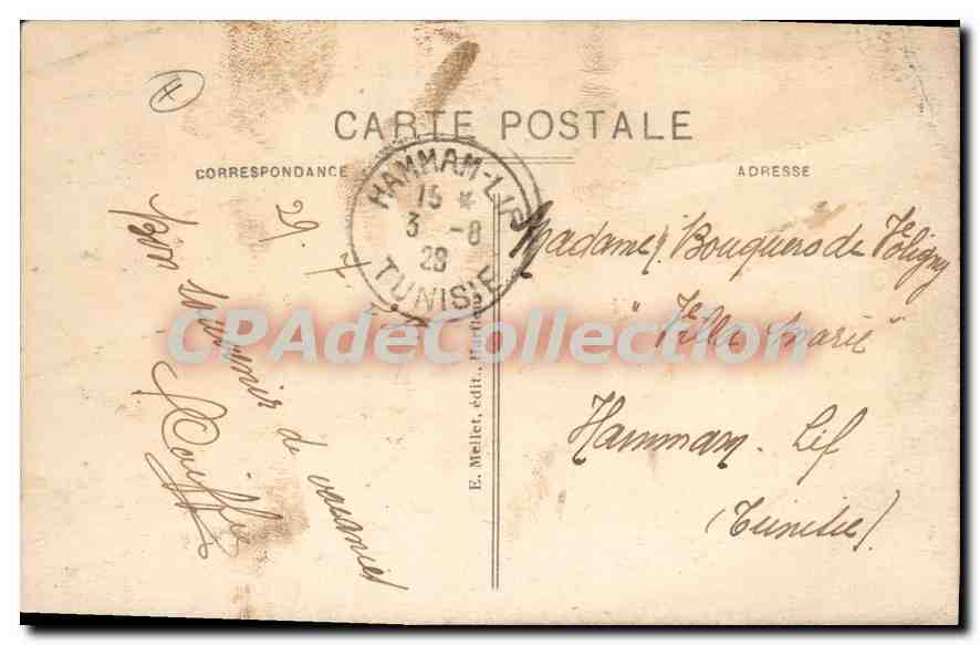 CPA Vattetot Sur Mer Falaises — Rückseite