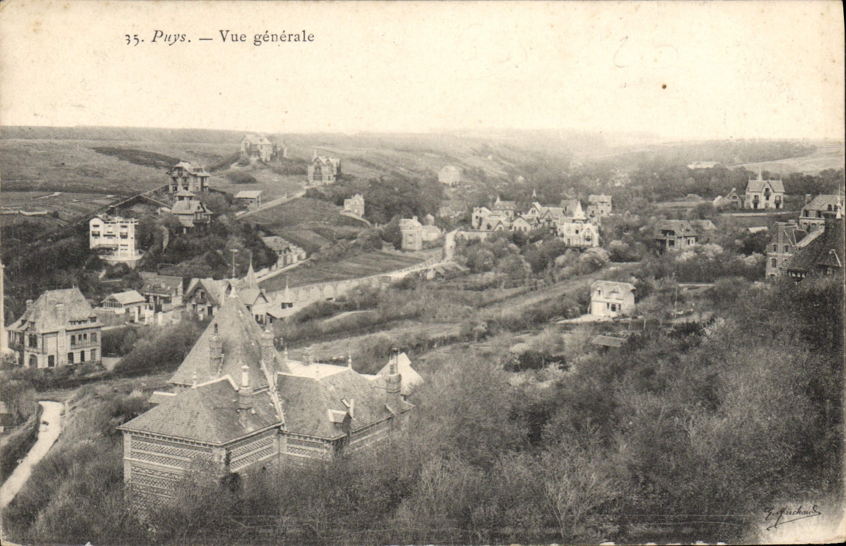 CPA Puys Vue Generale