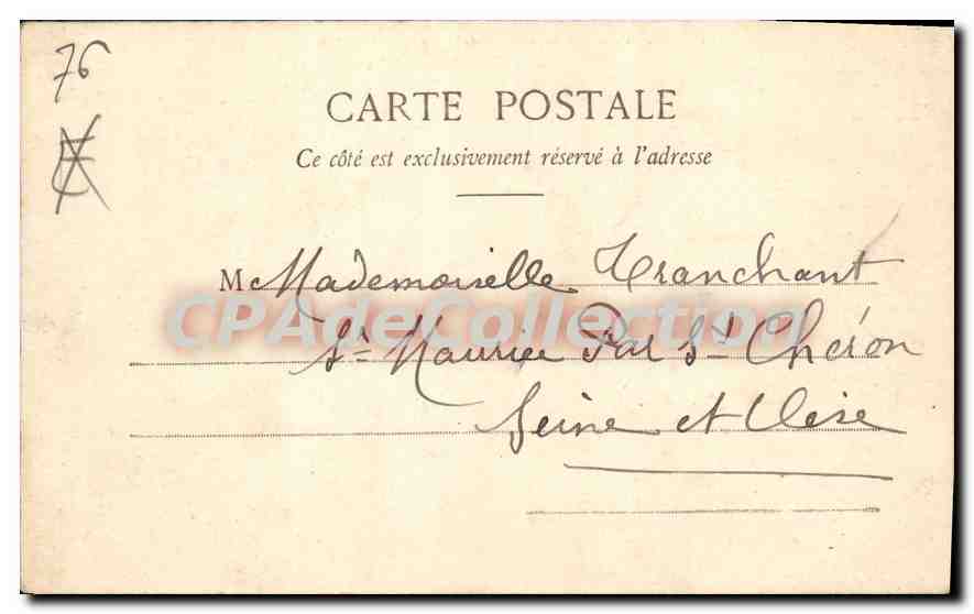 CPA Aumale Panorama De La Vallee De La Bresle Petit Et Grand Bailly — Rückseite