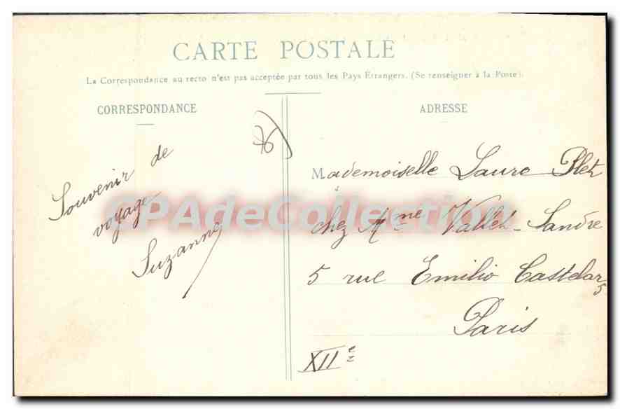 CPA Rouen Grand Couronne Le Chateau Du Gresil — Rückseite