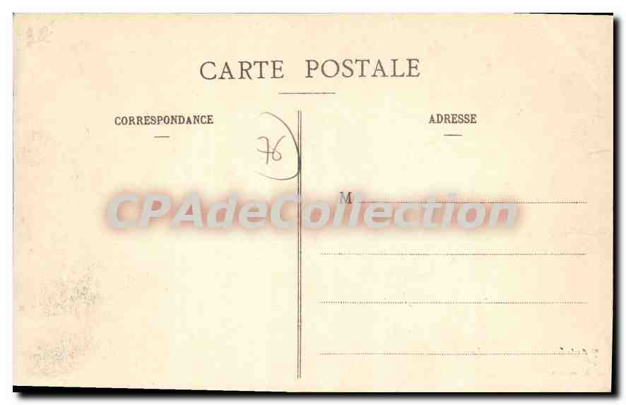 CPA Quiberville La Plage — Rückseite