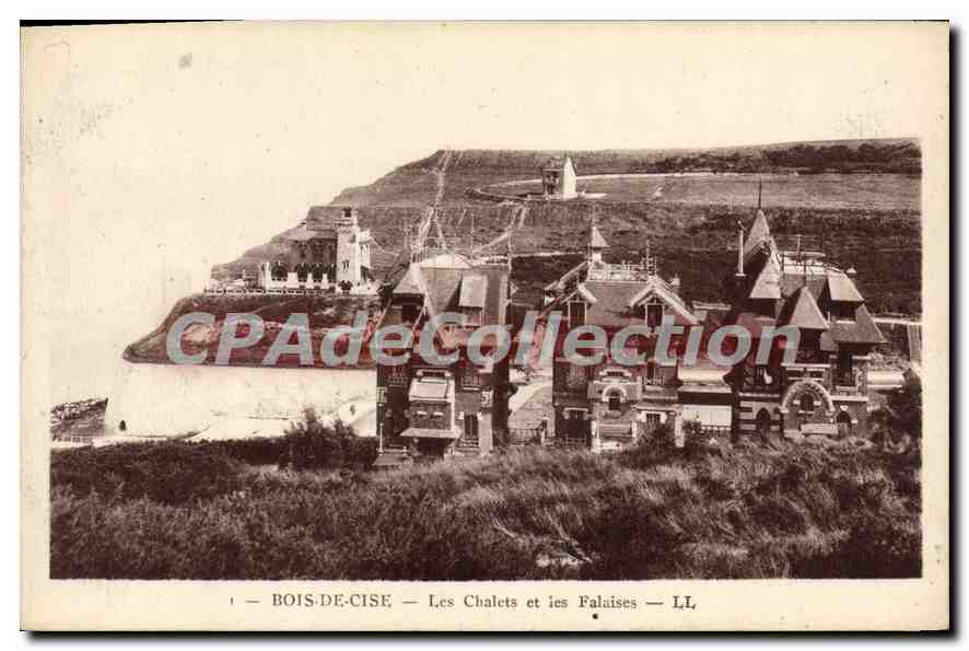 CPA Bois De Cise Les Chalets Et Les Falaises