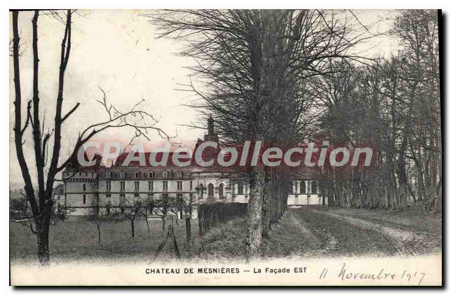 CPA Chateau De Mesnieres La Facade Est