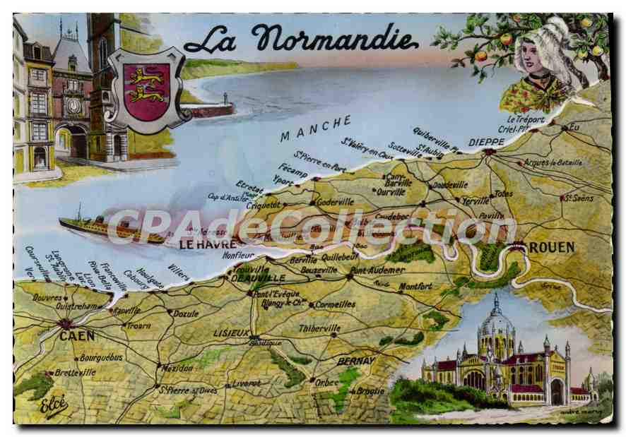 CPSM La Normandie manche